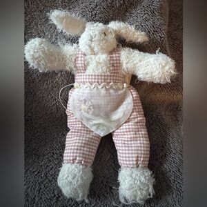 ZIGGITY ZAG RETIRED 2002 SPRING EASTER HALLMARK BUNNIES BY THE BAY 8" PLUSH